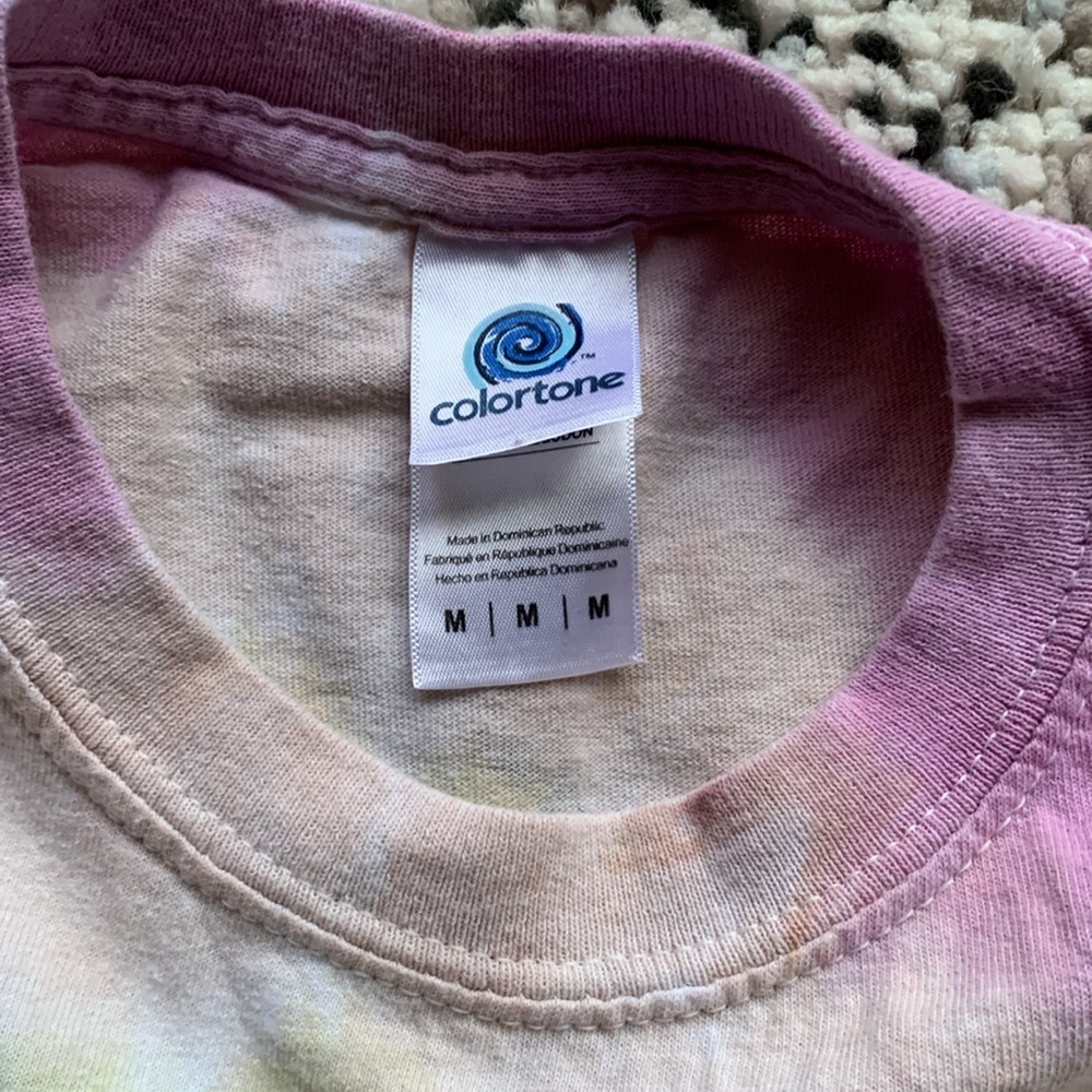 Tinx Culture Festival Colortone Tee Shirt Tie Dye Short Sleeve Coachella Medium - Picture 6 of 9